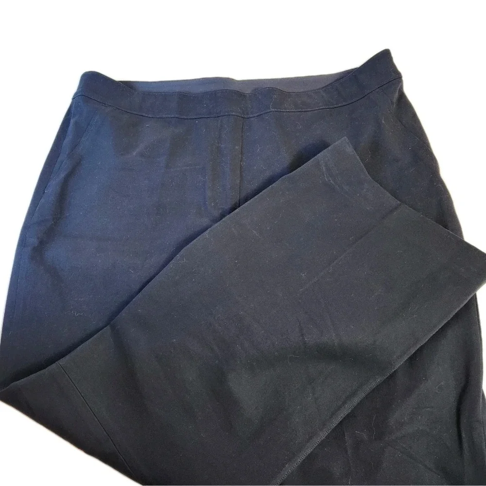 Spanx Womens On The Go Kick Flare Ponte Pants Sz XL Black High Rise Slim 20367R - Picture 15 of 16